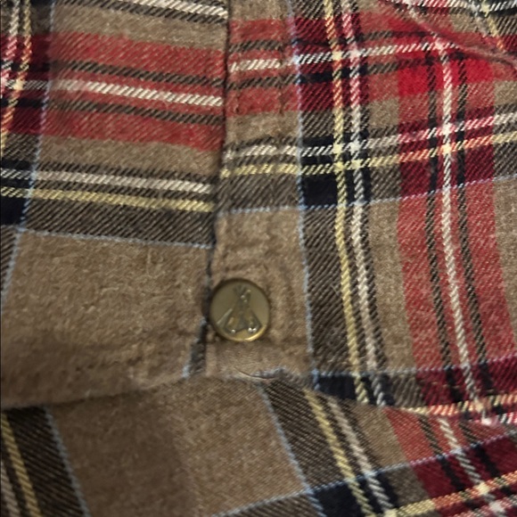 Pendleton Red and Brown Plaid Shirt - Picture 5 of 6